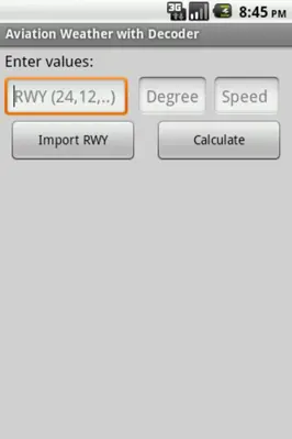 Aviation Weather with Decoder android App screenshot 1