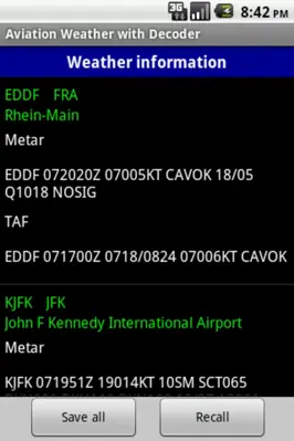 Aviation Weather with Decoder android App screenshot 3